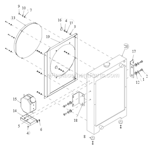 Page O Diagram and Parts List for MK-4018KB  MK Diamond Concrete Saw